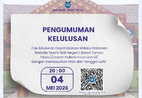 PENGUMUMAN KELULUSAN 2026