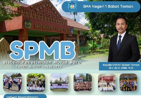 SISTEM PENERIMAAN MURID BARU TAHUN AJARAN 2026/2027 SMA NEGERI 1 BABAT TOMAN
